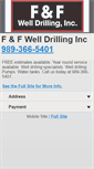 Mobile Screenshot of fandfwelldrilling.com